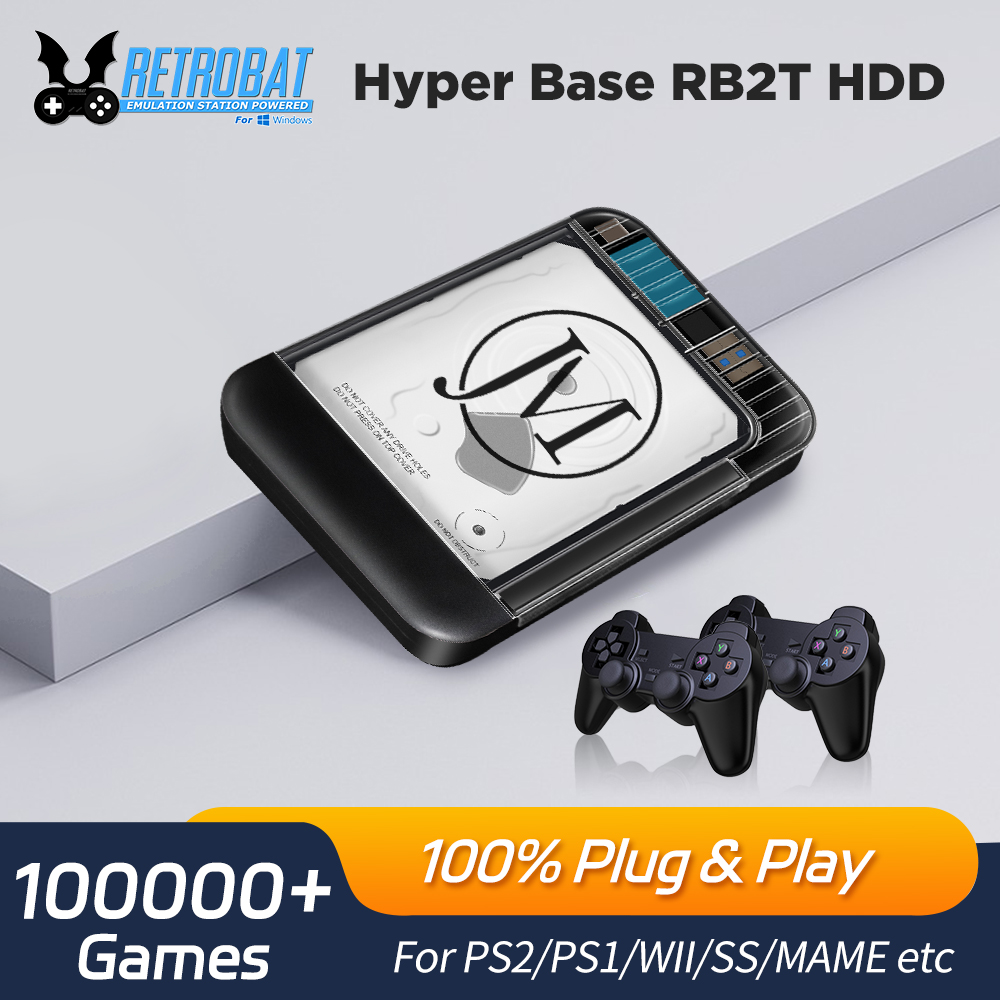Gaming Console Emulator - Retrobat 2T Portable External Game HDD