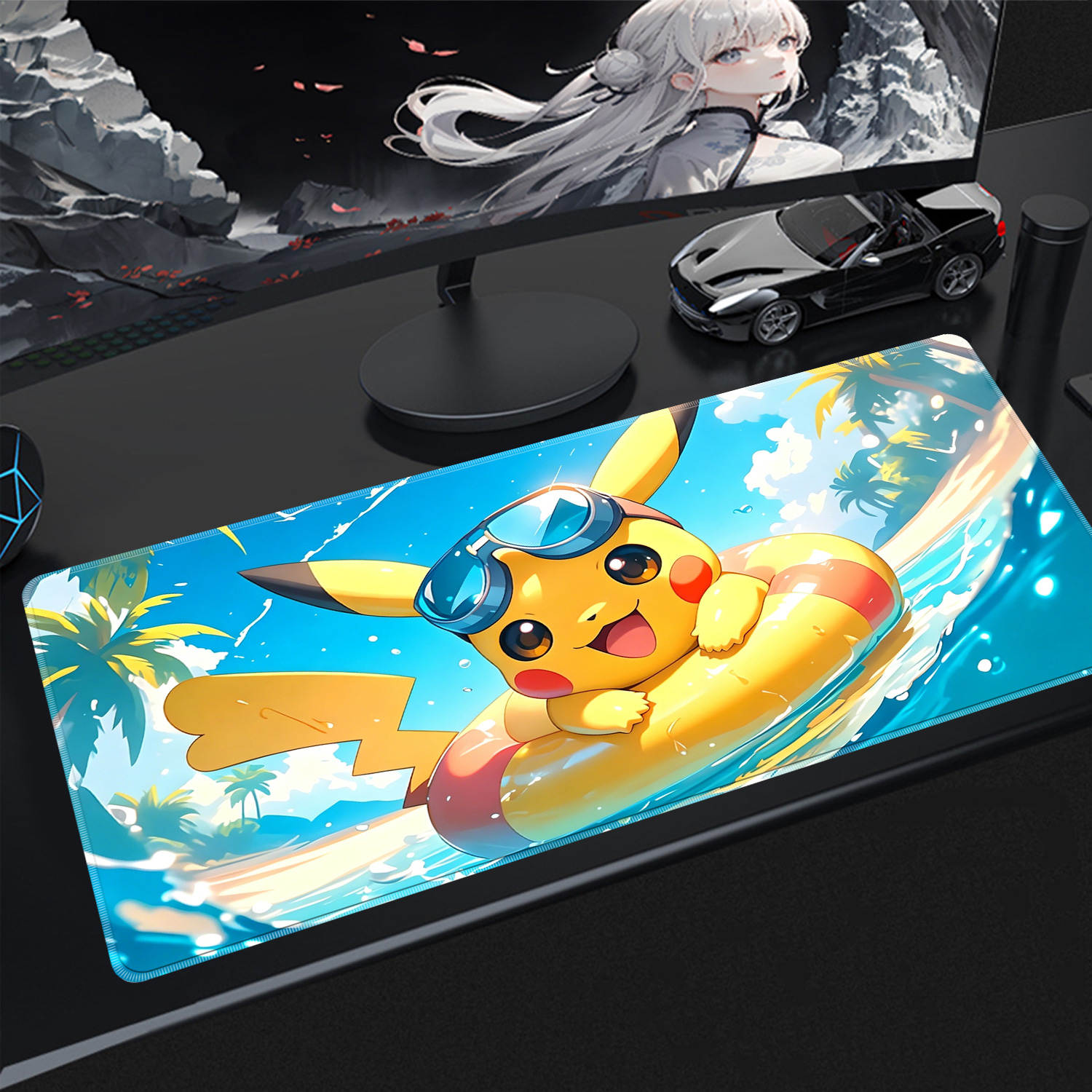 Pad Gaming Console - Gaming Mouse Pad 900x400 PC Pokemon