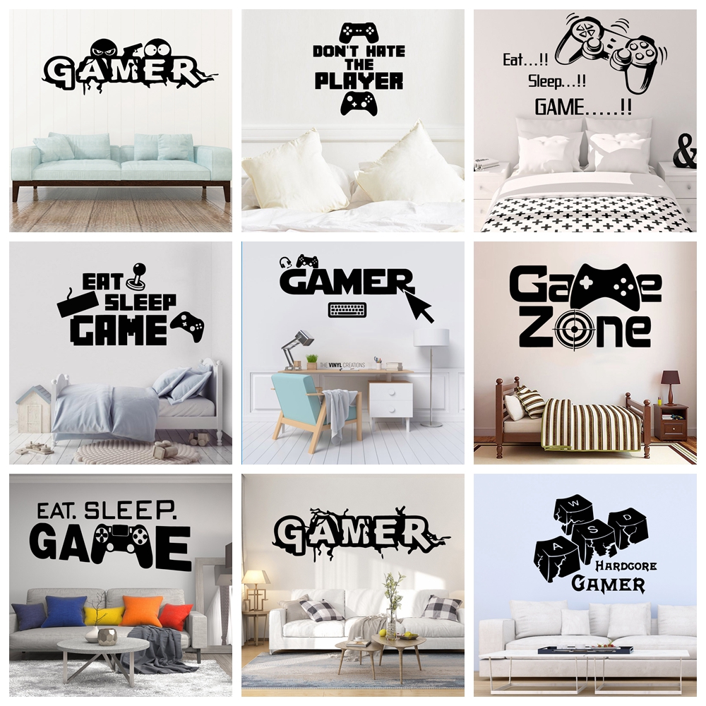 Gaming Console Wallpaper - 1 pc Cartoon Game Decorative Sticker