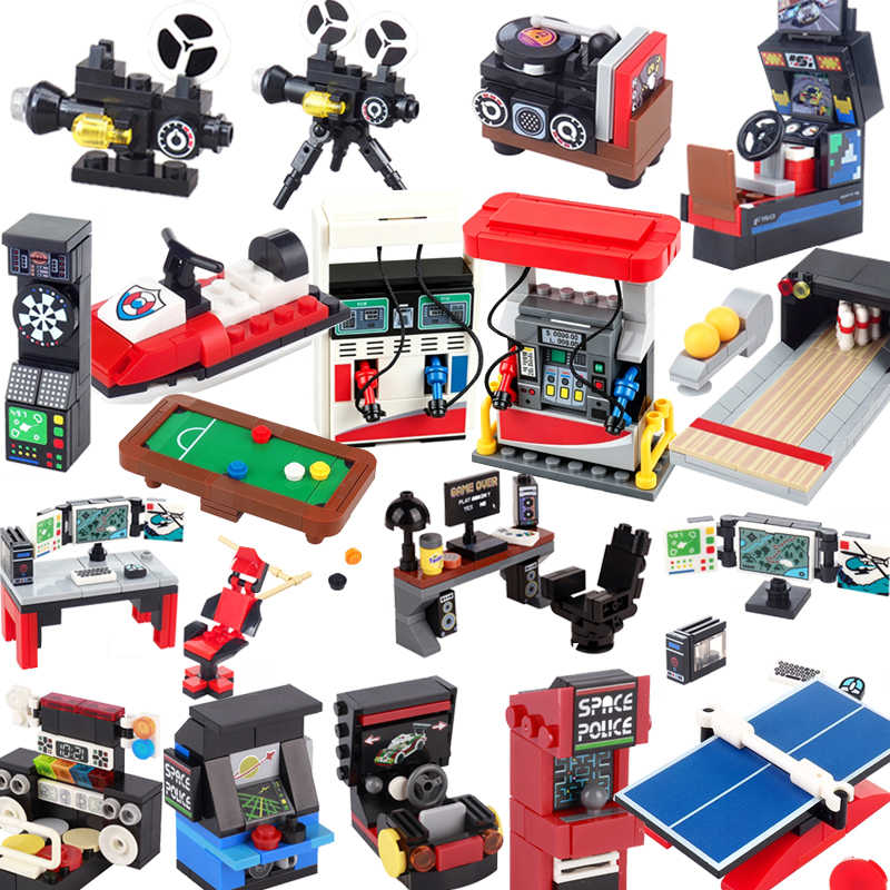 Gaming Console Lego - MOC City Street View Building Blocks