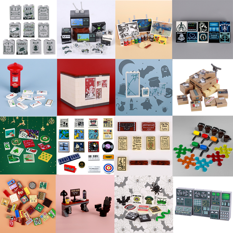Gaming Console Lego - MOC City Street View Building Blocks