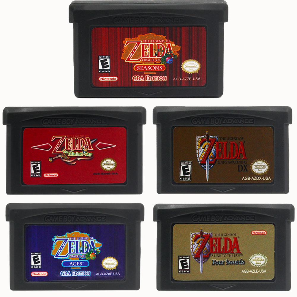 Gaming Console Zelda - GBA Game Cartridge 32 Bit Video