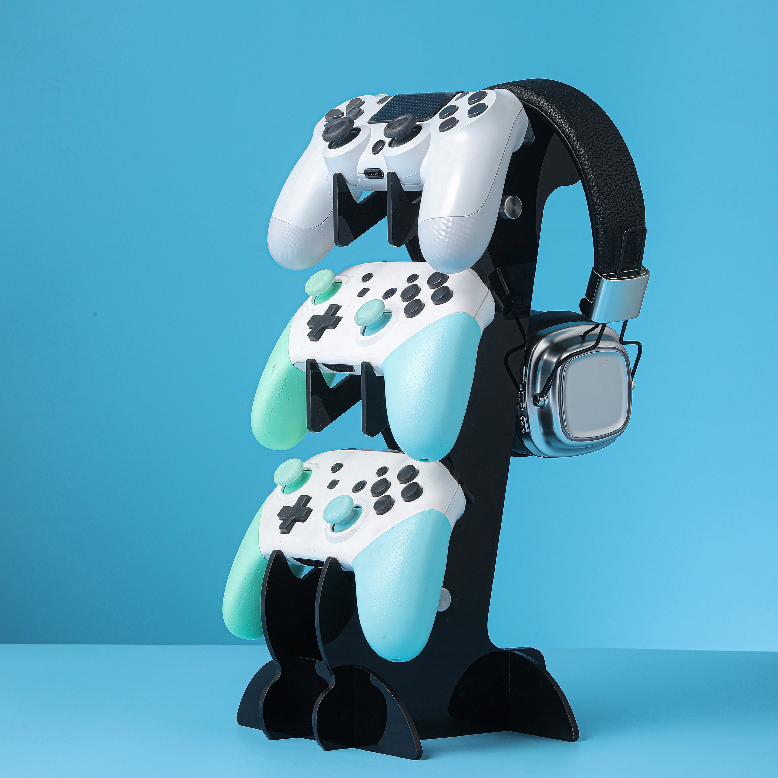 Gaming Console Ps5 - Suitable for PS5/PS4/Xbox/Switch universal controller/headphone three-layer