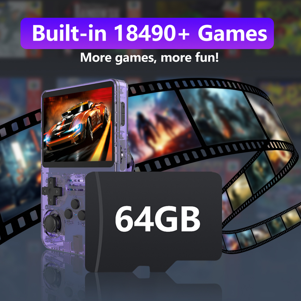 64GB Game Card for R36S Retro  - Gaming Console Emulator recension och pris