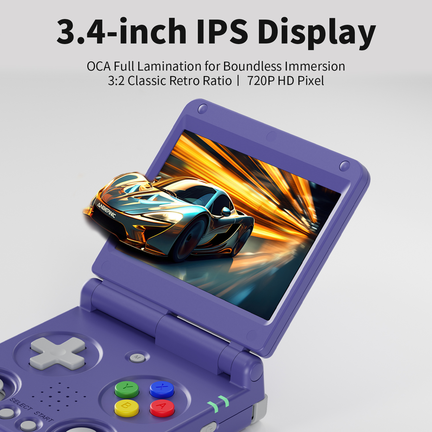 Anbernic RG34XXSP RG35XXSP Fli - Gaming Console Emulator recension och pris