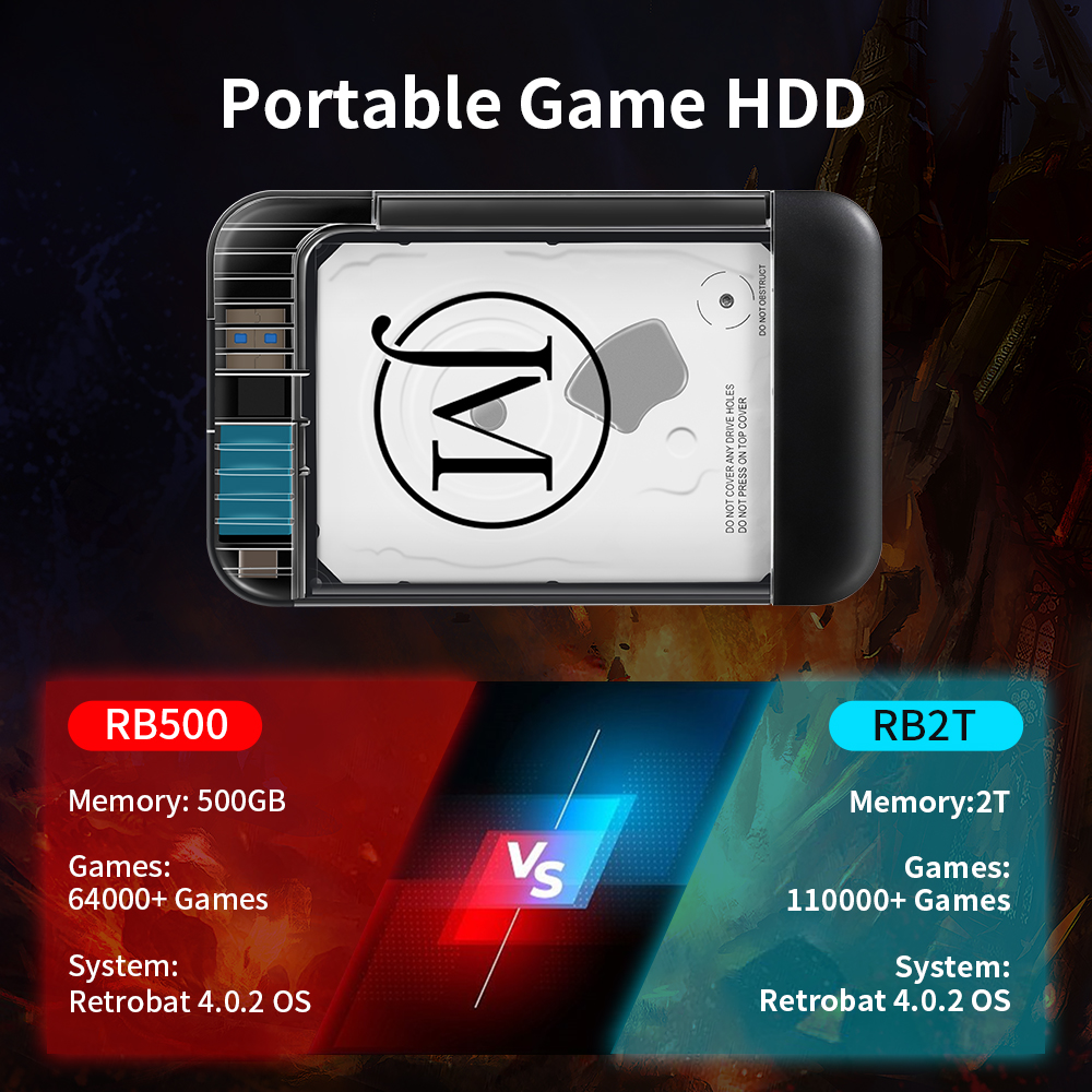 Retrobat 2T Portable  External - Gaming Console Emulator recension och pris