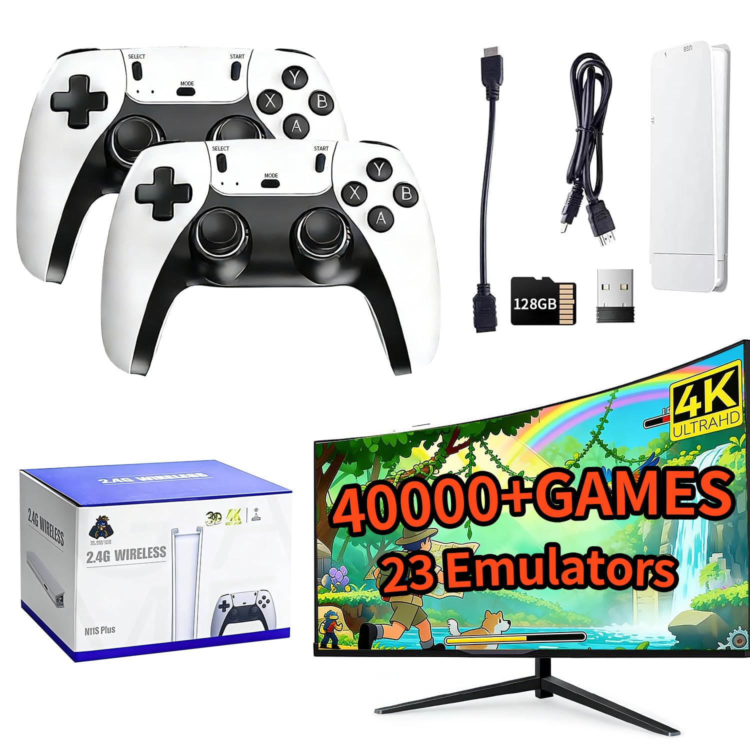 2026 Retro Gaming Console, 4K  - Gaming Console In 2026 recension och pris
