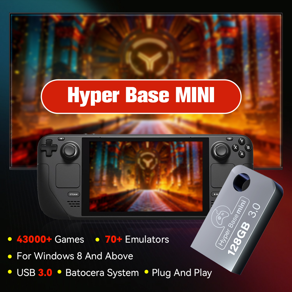 Batocera 128G Gaming Stick Wit - Gaming Console Emulator recension och pris