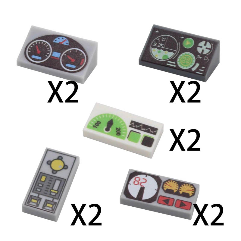 City Printed Accessories Build - Gaming Console Lego recension och pris