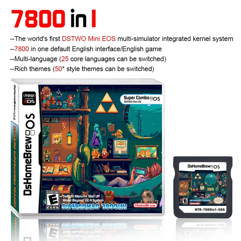 NDS 7800 IN1 Game Collection R - Gaming Console Zelda recension och pris