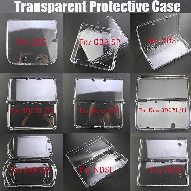 YUXI 1PCS Clear Crystal Shell  - Gaming Console New recension och pris