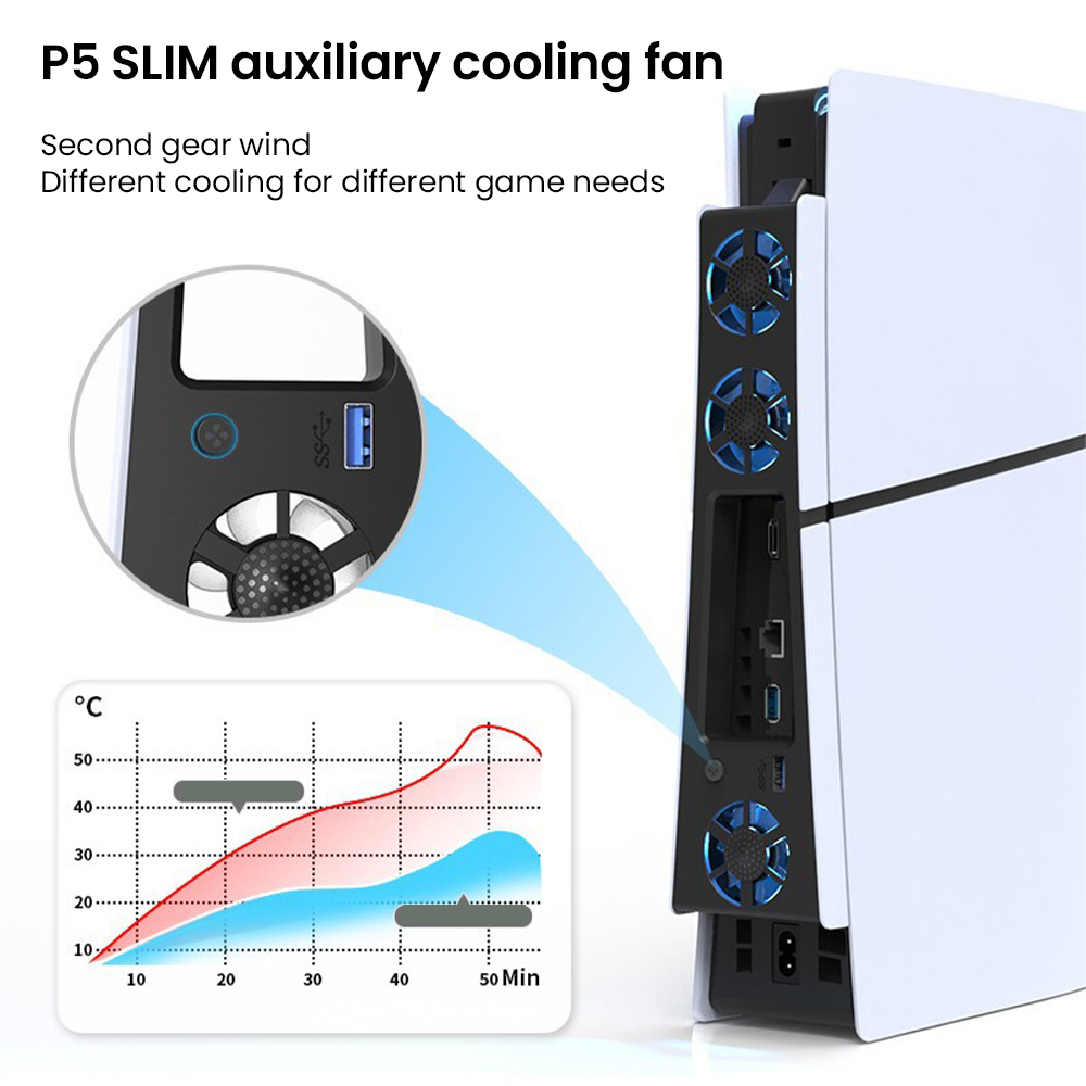 Gaming Cooler Fan Efficient Co - Gaming Console Ps5 recension och pris