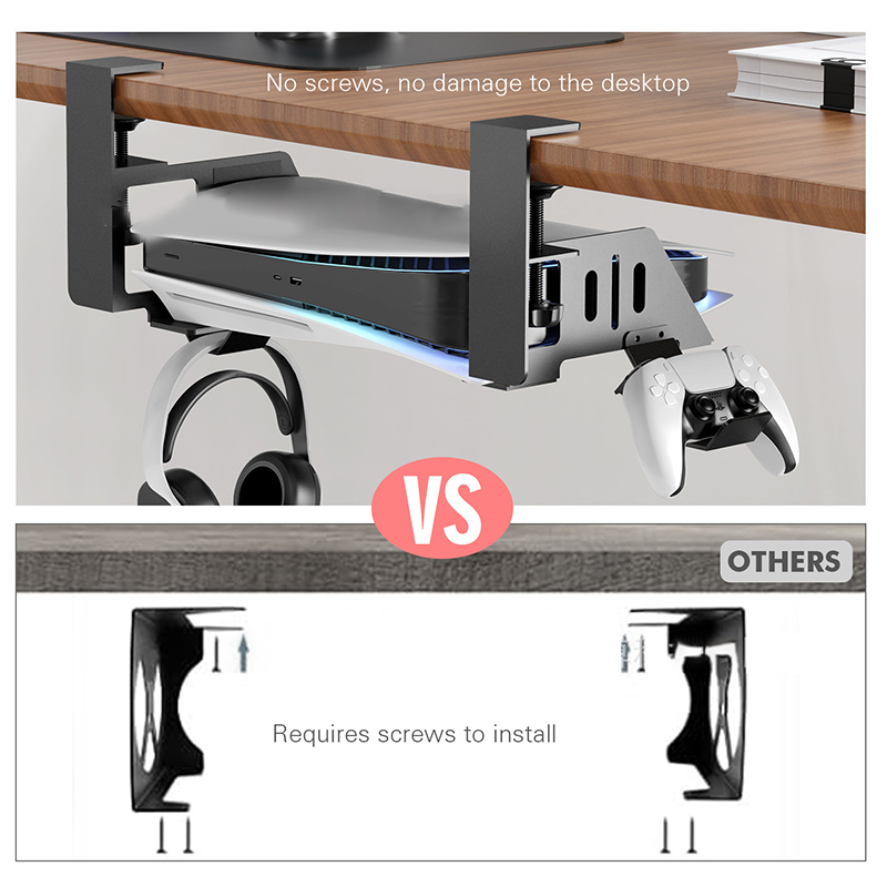 Under Table Hanging Holder For - Gaming Console Ps5 recension och pris