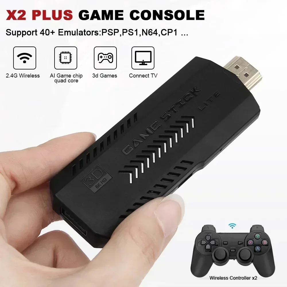 X2 Plus Game Stick 4K HD 2.4G  - Gaming Console Emulator recension och pris
