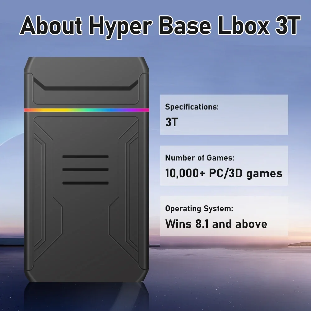 3TB Launchbox Portable Gaming  - Gaming Console Emulator recension och pris