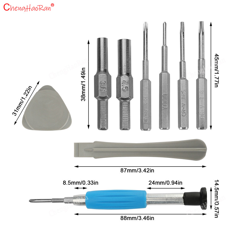1Set Screwdriver Set 9+n1 Repa - Gaming Console New recension och pris