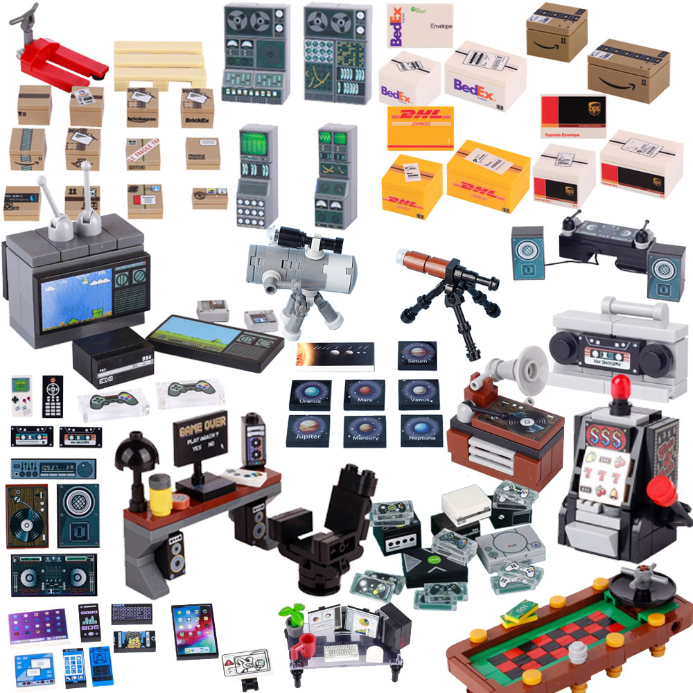 MOC City Scene Building Block  - Gaming Console Lego recension och pris
