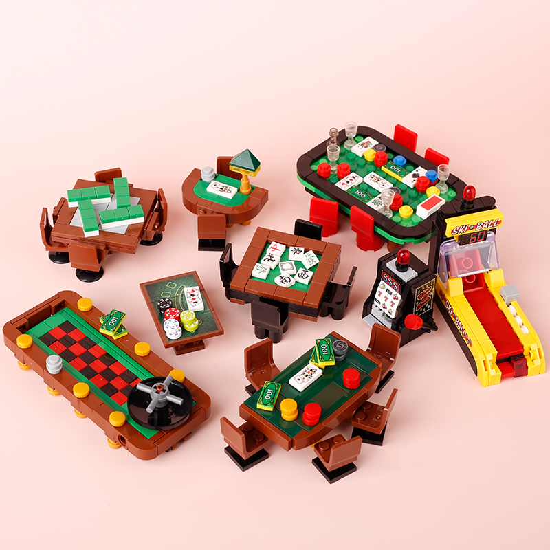 MOC City Poker Table Slots Ski - Gaming Console Lego recension och pris