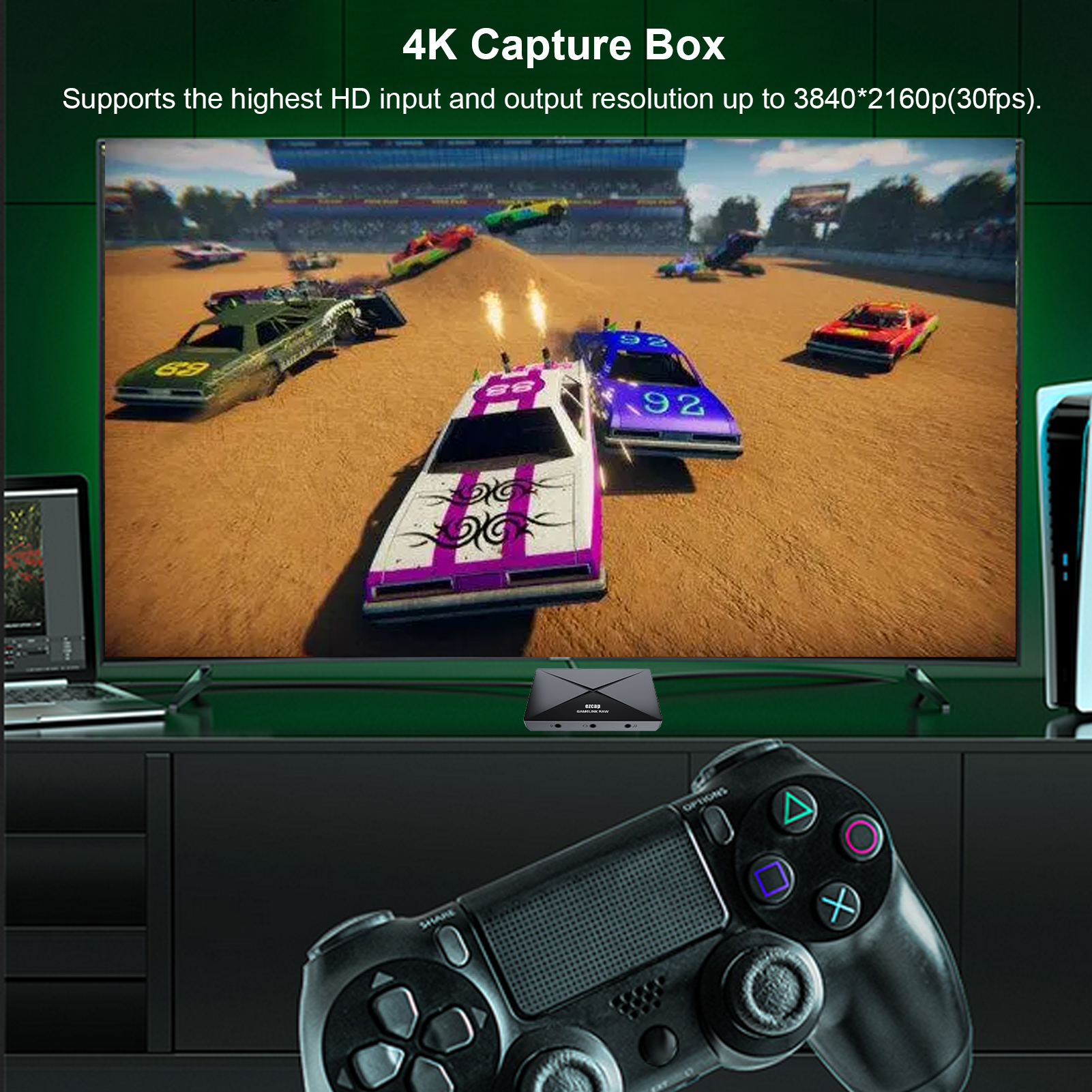 ezcap333 GAMELINK RAW 4K HD Vi - Pad Gaming Console recension och pris