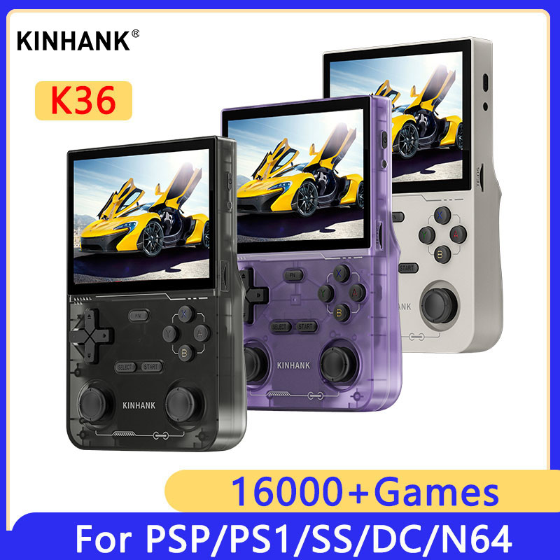 KINHANK K36 Retro Handheld Vid - Gaming Console Emulator recension och pris