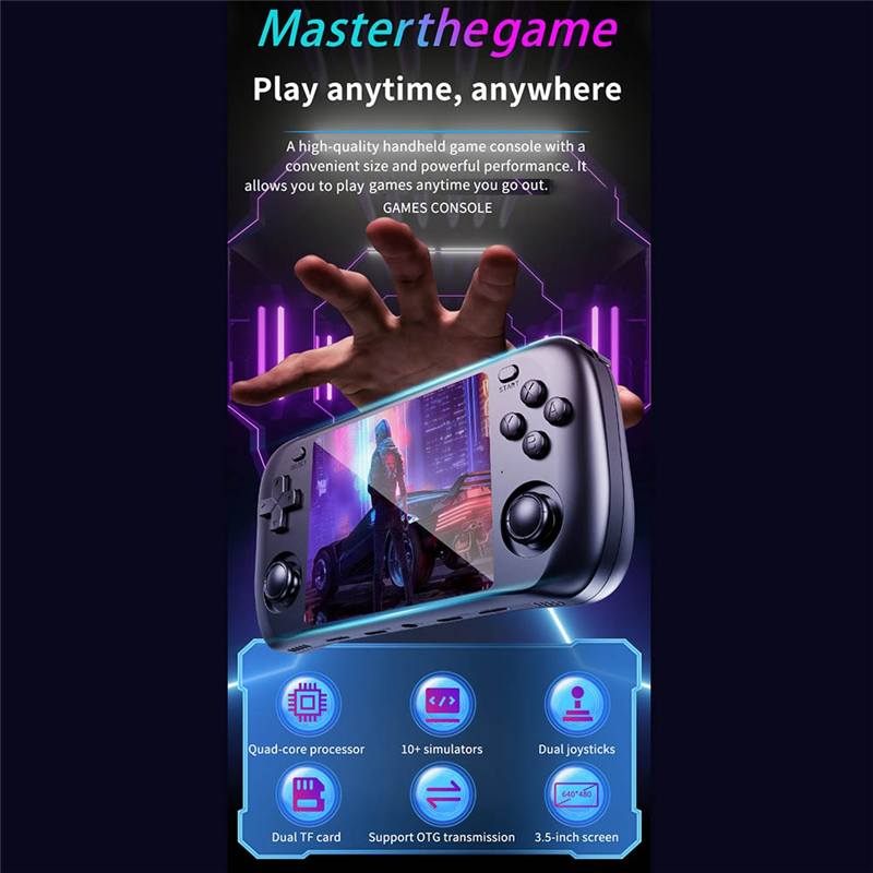A73E-H36S 3.5 Inch Pocket Hand - Gaming Console Emulator recension och pris