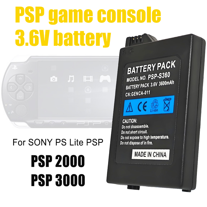 New 3.6V 3600mAh Built-in Batt - Gaming Console New recension och pris