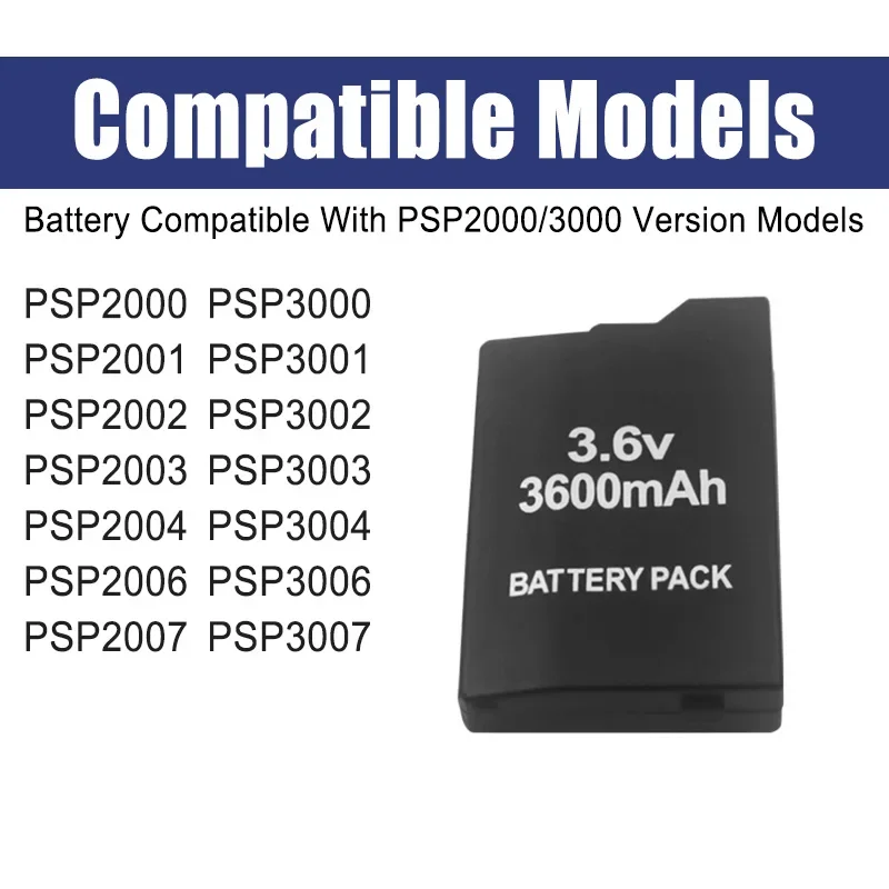 New 3.6V 3600mAh Built-in Batt - Gaming Console New recension och pris