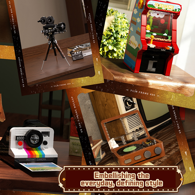 Retro Ornament Vintage Camera  - Gaming Console Lego recension och pris