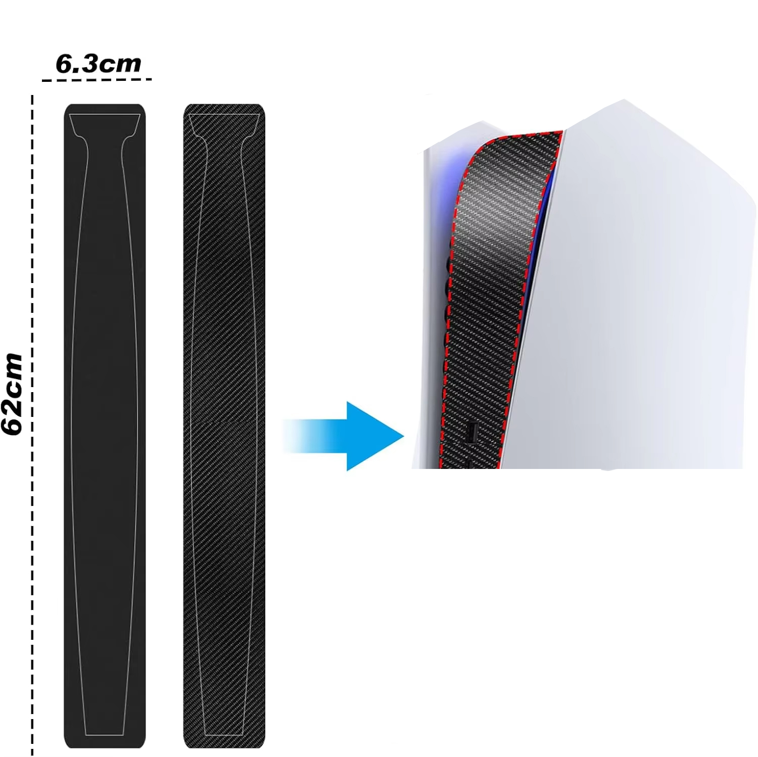 For PS5 Console Middle Skin In - Gaming Console Ps5 recension och pris